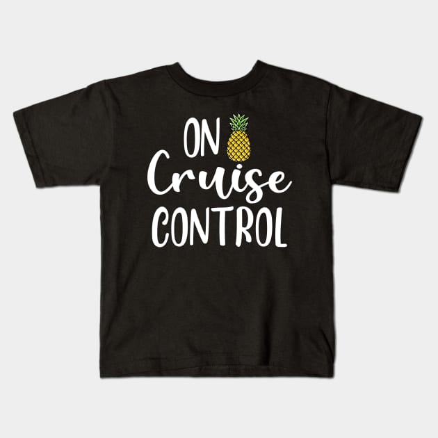 On Cruise Control Kids T-Shirt by Thai Quang